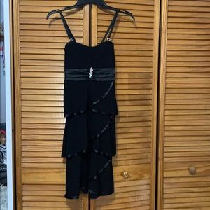 Black dress with gems size S